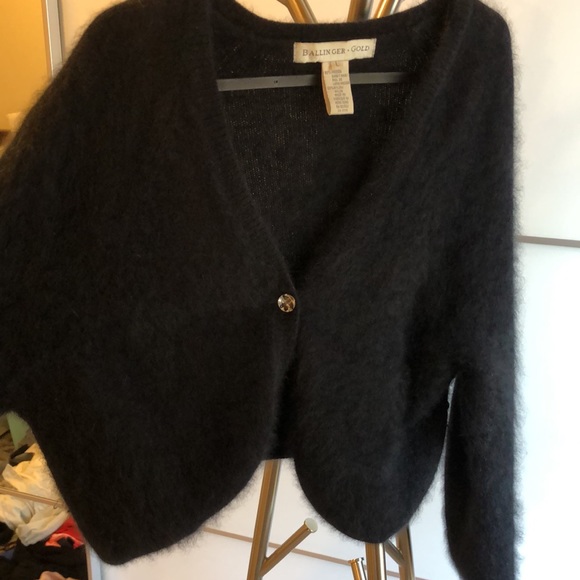 Ballinger Crop sweater - real rabbit, sz L - Picture 4 of 4